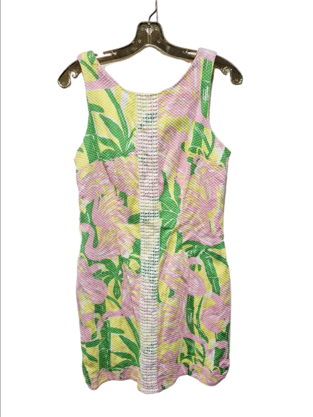 Lilly Pulitzer Target 20th Anniversary Flamingo Seersucker Shift Dress Size 12